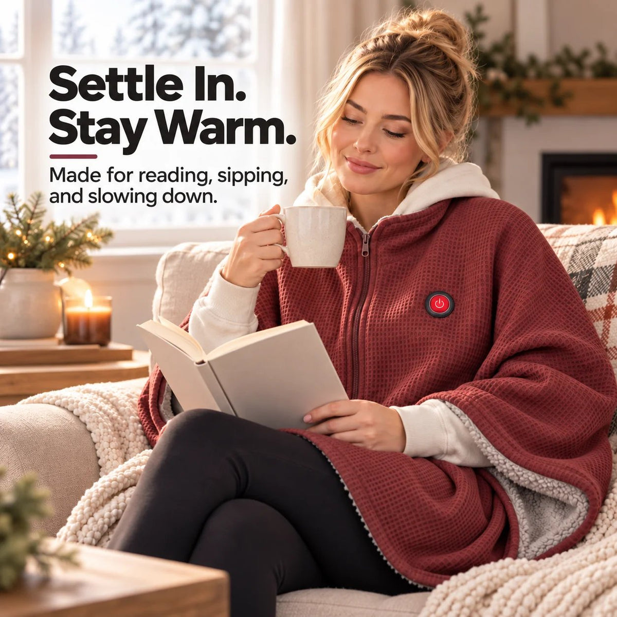 🧣Wearable Heated Blanket – Cozy Hands-Free Warmth☀️- CYH