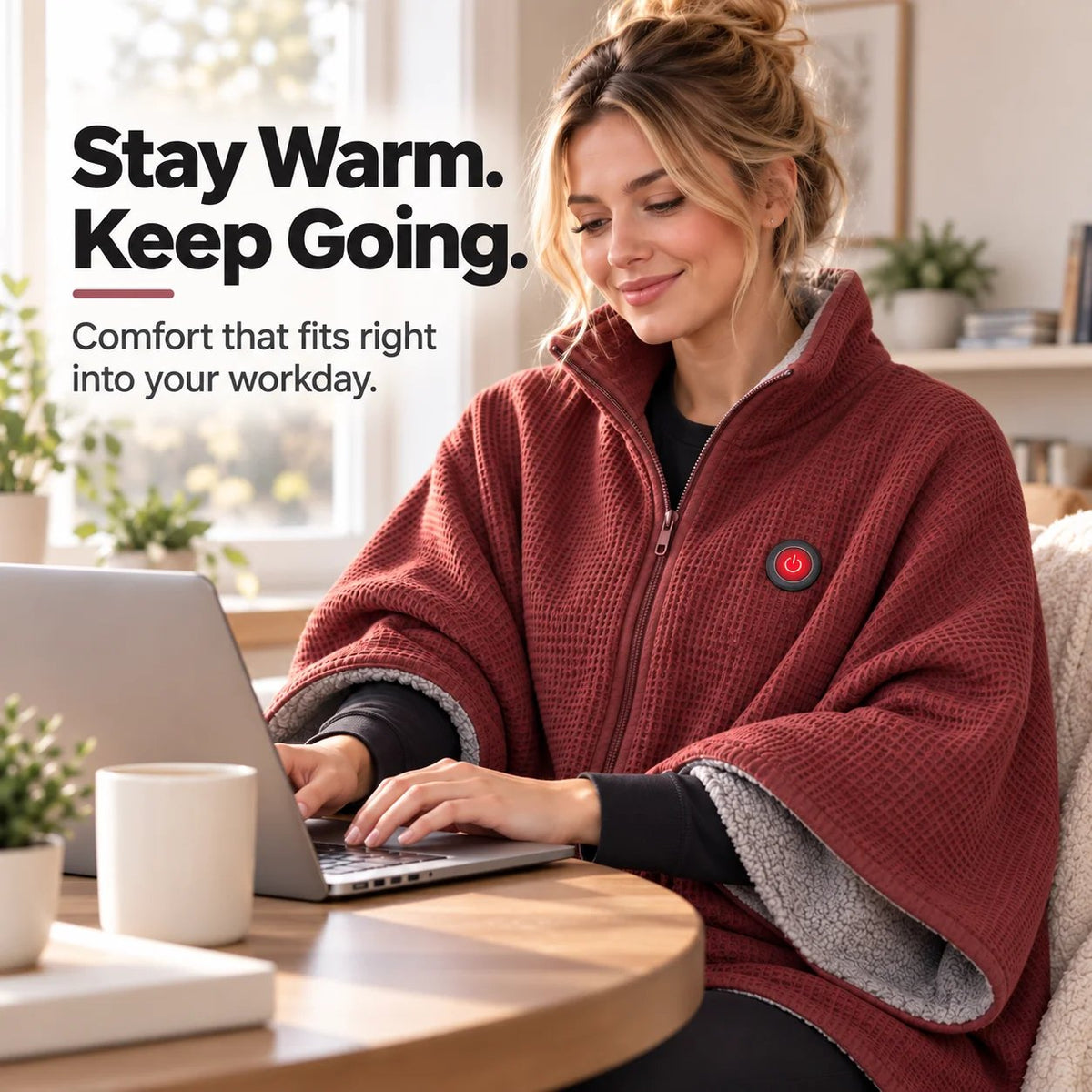 🧣Wearable Heated Blanket – Cozy Hands-Free Warmth☀️- CYH