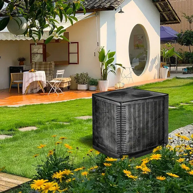 ❄️ Heavy-Duty Mesh AC Cover – All-Season Outdoor Protection - TH