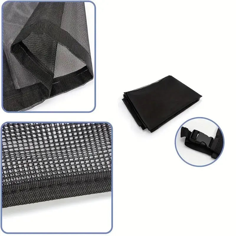 ❄️ Heavy-Duty Mesh AC Cover – All-Season Outdoor Protection - TH