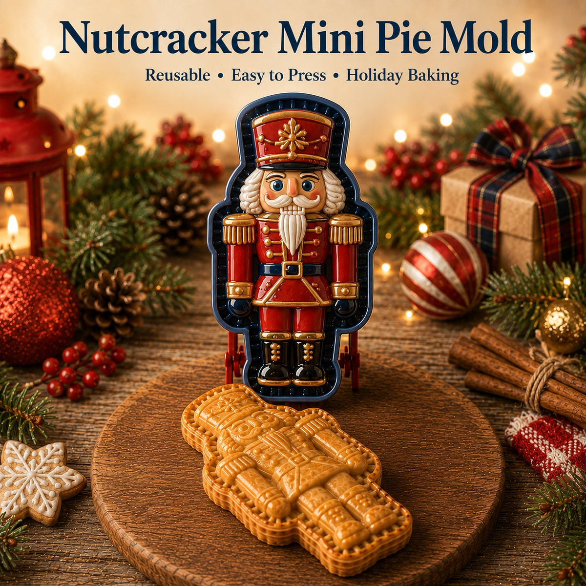 โณ 69% OFF โ ๐16pcs-Design Christmas Mini Pie Mold Collection | Reusable Embossed Molds for Shaping Detailed Santa, Snowman, Reindeer, Tree & Holiday Pies ๐ฅงโจ- CYH