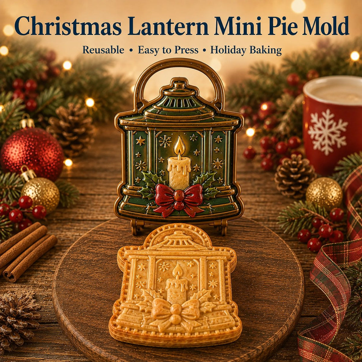 โณ 69% OFF โ ๐16pcs-Design Christmas Mini Pie Mold Collection | Reusable Embossed Molds for Shaping Detailed Santa, Snowman, Reindeer, Tree & Holiday Pies ๐ฅงโจ- CYH