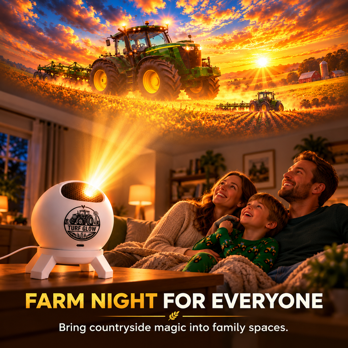 🚜 Tractor Dream Projector ✨ Bring the Farm Adventure Home - TH