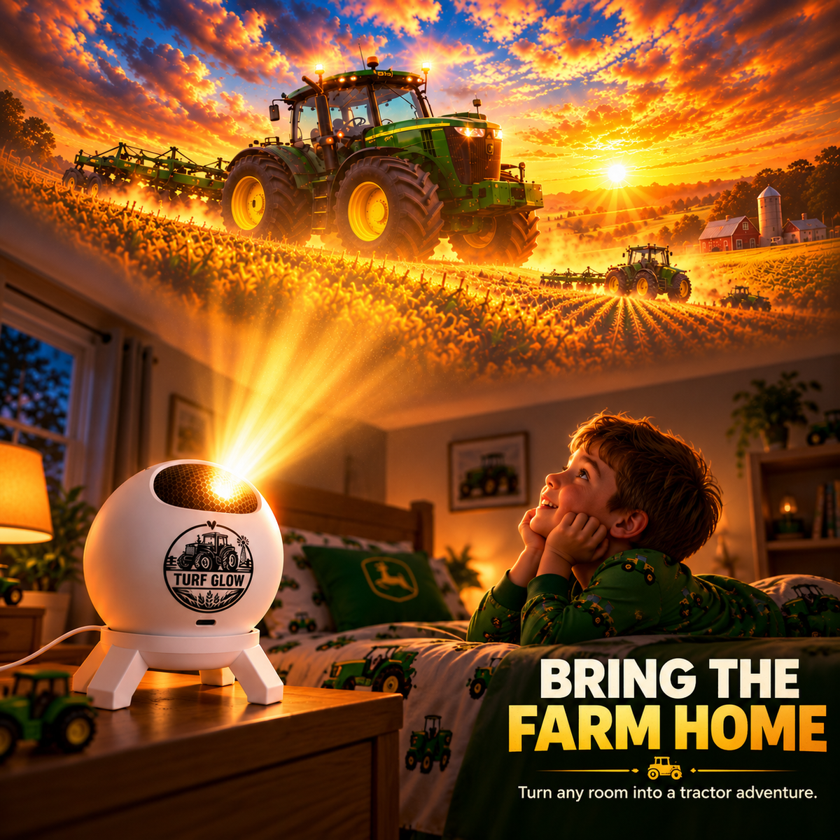🚜 Tractor Dream Projector ✨ Bring the Farm Adventure Home - TH