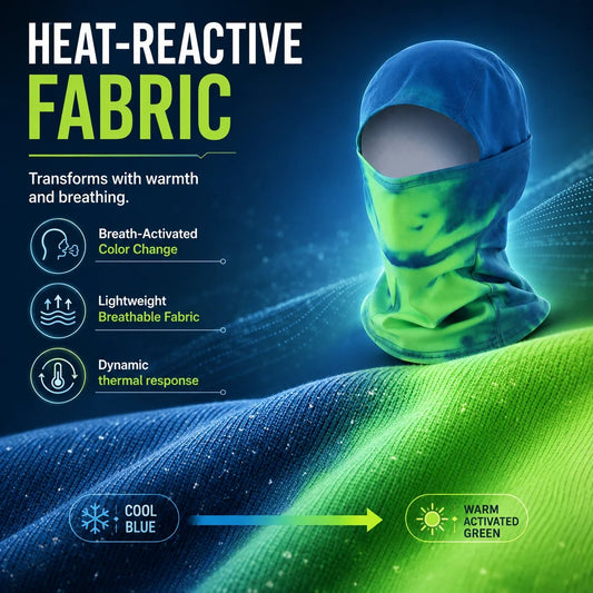 🔥Unisex Heat Reactive Balaclava,Temperature Sensitive Color Changing Mask - CYH