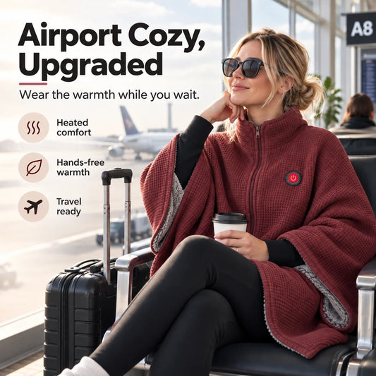 🧣Wearable Heated Blanket – Cozy Hands-Free Warmth☀️- CYH