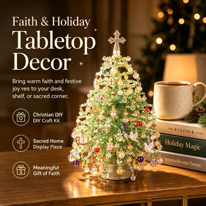💥Christmas Hot Sale!!! 🎄✨ DIY Beaded Christmas Tree Kit – 🎅Create Your Own Sparkling Holiday Decoration - CYH