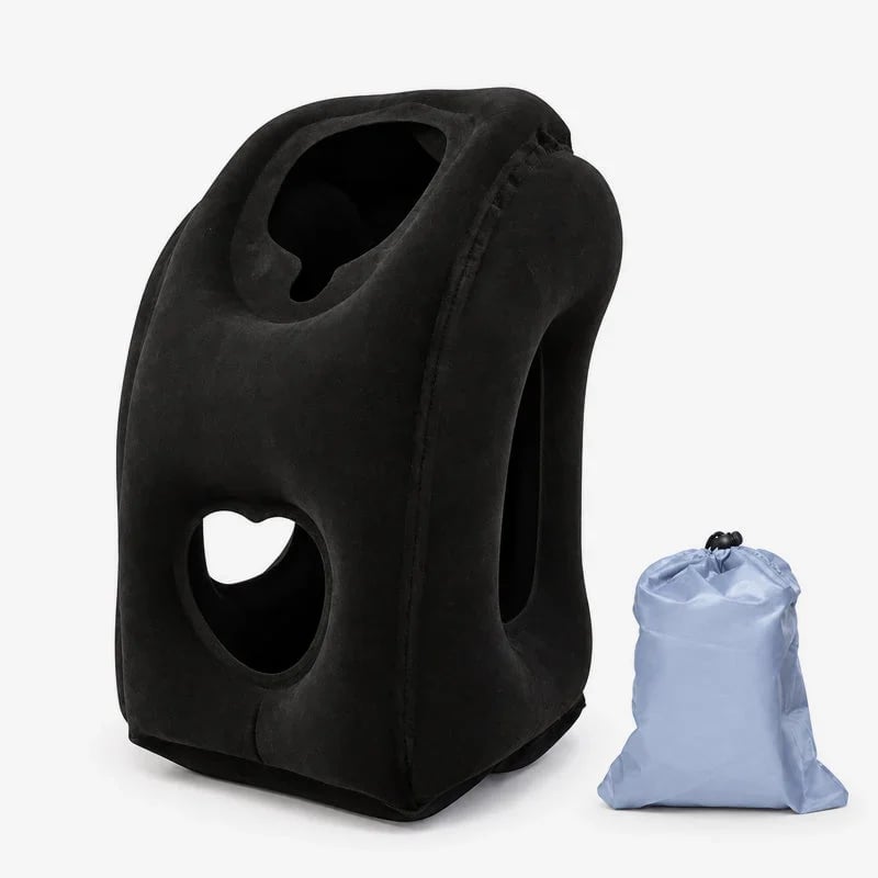 🛫 Ultra-Light Foldable Inflatable Travel Pillow | Portable Neck, Face & Arm Support for Trips 💤❤️ - CYH