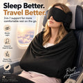 🔥🤯3-in-1 Travel Sleep Support – Blackout Eye Mask & Head Support - CYH