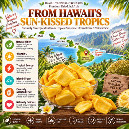 Golden Hawaii Dried Jackfruit – Natural Fruit Nutrition Supporting Digestive Balance, Heart Health, Joint Wellness & Everyday Vitality - CYH