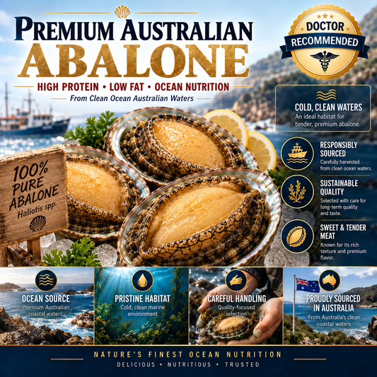 Premium Australian Abalone โ High-Protein, Low-Fat Marine Nutrition for Heart-Conscious - CYH