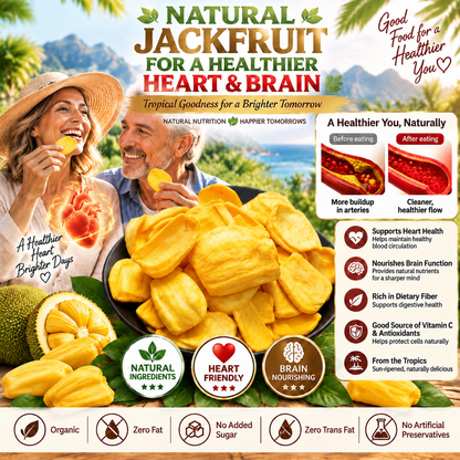 Golden Hawaii Dried Jackfruit – Natural Fruit Nutrition Supporting Digestive Balance, Heart Health, Joint Wellness & Everyday Vitality - CYH