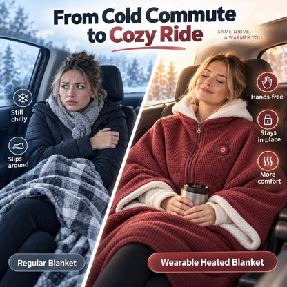 🧣Wearable Heated Blanket – Cozy Hands-Free Warmth☀️- CYH