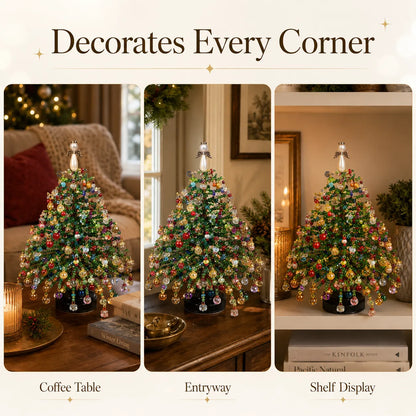 💥Christmas Hot Sale!!! 🎄✨ DIY Beaded Christmas Tree Kit – 🎅Create Your Own Sparkling Holiday Decoration - CYH