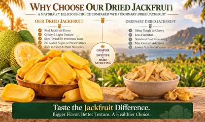 Golden Hawaii Dried Jackfruit – Natural Fruit Nutrition Supporting Digestive Balance, Heart Health, Joint Wellness & Everyday Vitality - CYH