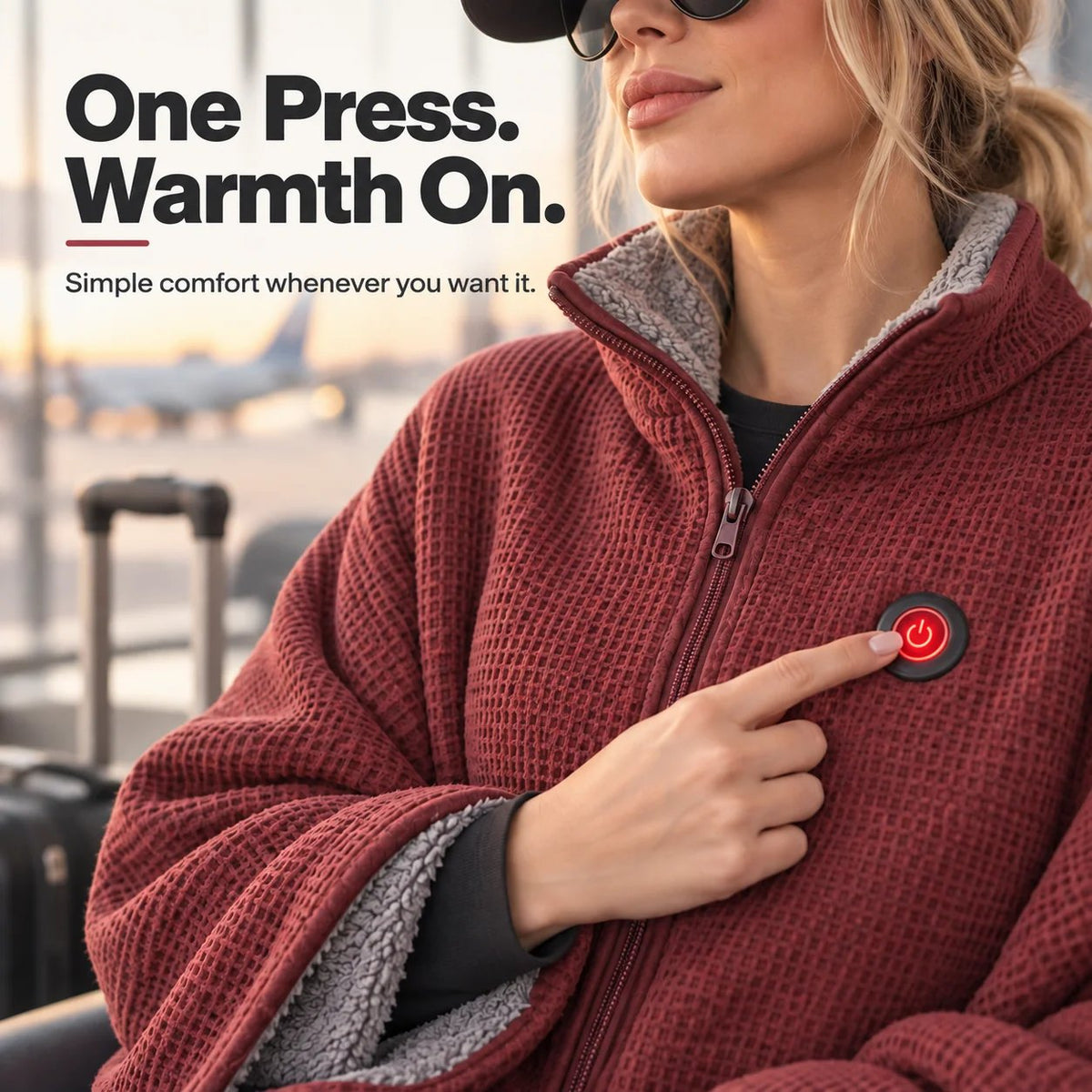 🧣Wearable Heated Blanket – Cozy Hands-Free Warmth☀️- CYH