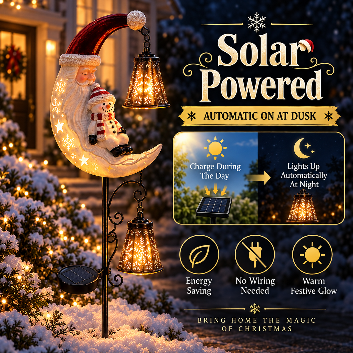 🎅Christmas Special: 70% Off – Santa Moon Lantern - TH
