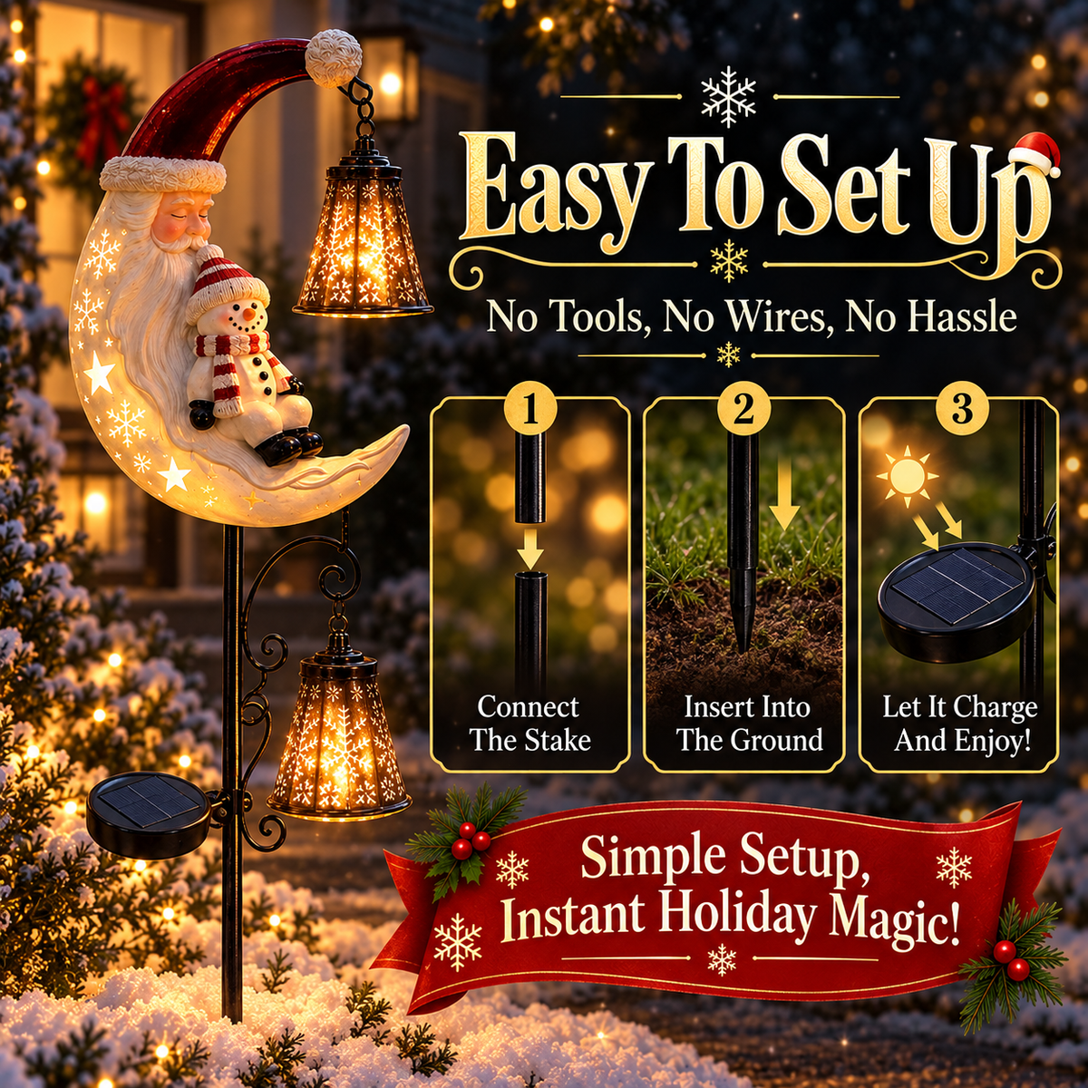 🎅Christmas Special: 70% Off – Santa Moon Lantern - TH