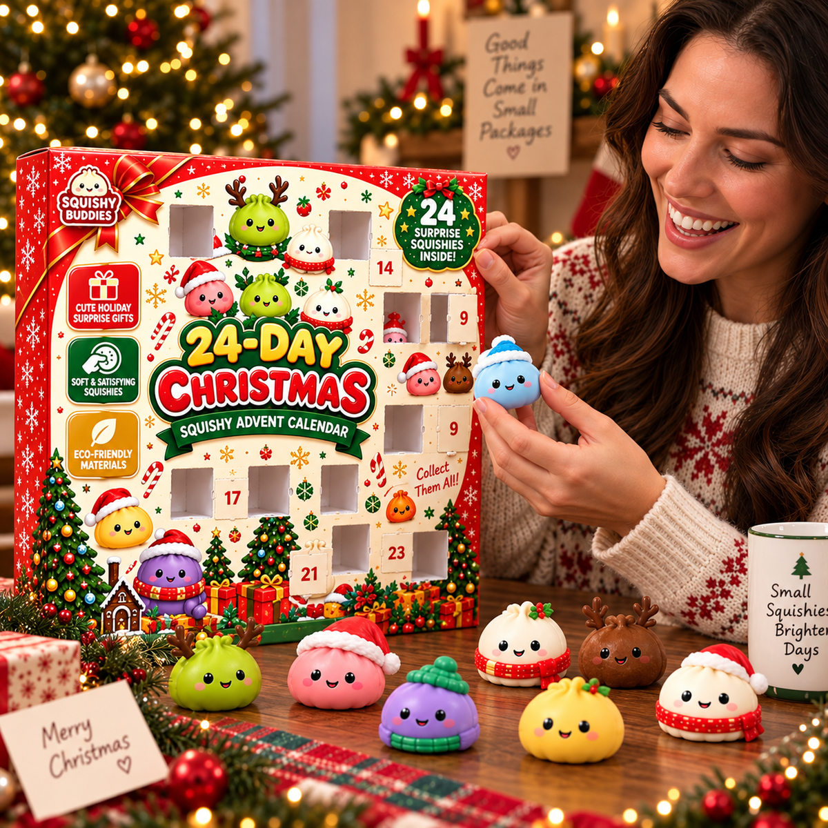 🎄 Christmas 50% Off Sale – 24-Day Squishy Advent Calendar - th