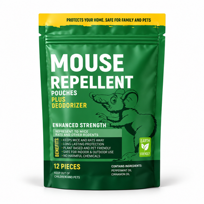 Pouches - Rodent Repellent Made in USA (12 Pouches) - TH