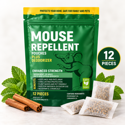Pouches - Rodent Repellent Made in USA (12 Pouches) - TH