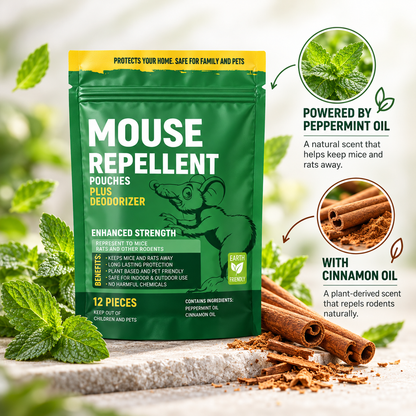 Pouches - Rodent Repellent Made in USA (12 Pouches) - TH