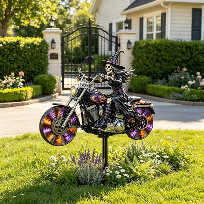 🎃 Halloween Motorcycle Garden Windmill 🏍️💨- TH