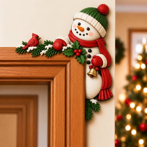 🎅Christmas Peekaboo Door Frame Corner Decor - TH