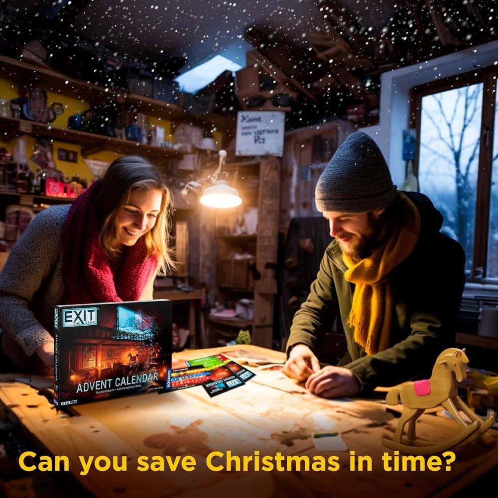 ⏰ LAST DAY 50% OFF - 🎄 Escape the Workshop! Advent Calendar – 🗝️✨ 24 Days of Puzzle Adventure & Fun 🔥-TH