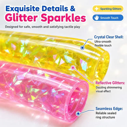 Large transparent can't hold toy children's cartoon trick can't hold vent ball decompression ball pinching music -TH