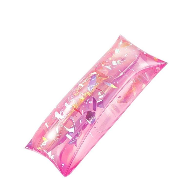 Large transparent can't hold toy children's cartoon trick can't hold vent ball decompression ball pinching music -TH