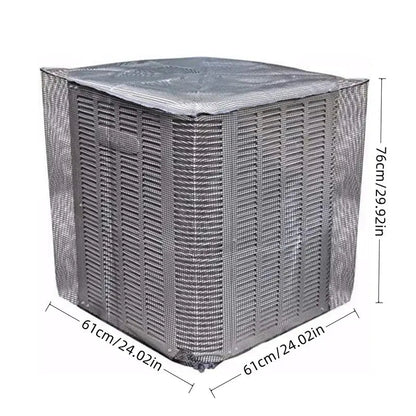 ❄️ Heavy-Duty Mesh AC Cover – All-Season Outdoor Protection - TH