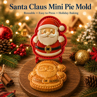 ⏳ 69% OFF – 🎄16pcs-Design Christmas Mini Pie Mold Collection | Reusable Embossed Molds for Shaping Detailed Santa, Snowman, Reindeer, Tree & Holiday Pies 🥧✨- CYH
