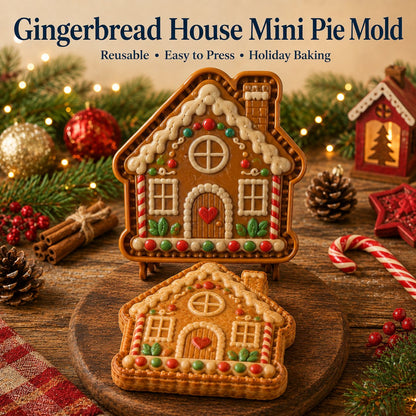 ⏳ 69% OFF – 🎄16pcs-Design Christmas Mini Pie Mold Collection | Reusable Embossed Molds for Shaping Detailed Santa, Snowman, Reindeer, Tree & Holiday Pies 🥧✨- CYH