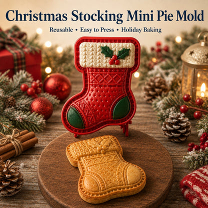 ⏳ 69% OFF – 🎄16pcs-Design Christmas Mini Pie Mold Collection | Reusable Embossed Molds for Shaping Detailed Santa, Snowman, Reindeer, Tree & Holiday Pies 🥧✨- CYH