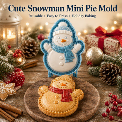 ⏳ 69% OFF – 🎄16pcs-Design Christmas Mini Pie Mold Collection | Reusable Embossed Molds for Shaping Detailed Santa, Snowman, Reindeer, Tree & Holiday Pies 🥧✨- CYH