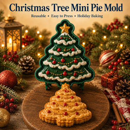 ⏳ 69% OFF – 🎄16pcs-Design Christmas Mini Pie Mold Collection | Reusable Embossed Molds for Shaping Detailed Santa, Snowman, Reindeer, Tree & Holiday Pies 🥧✨- CYH