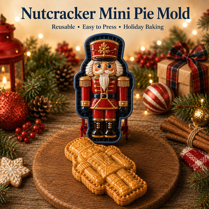 ⏳ 69% OFF – 🎄16pcs-Design Christmas Mini Pie Mold Collection | Reusable Embossed Molds for Shaping Detailed Santa, Snowman, Reindeer, Tree & Holiday Pies 🥧✨- CYH