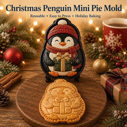 ⏳ 69% OFF – 🎄16pcs-Design Christmas Mini Pie Mold Collection | Reusable Embossed Molds for Shaping Detailed Santa, Snowman, Reindeer, Tree & Holiday Pies 🥧✨- CYH