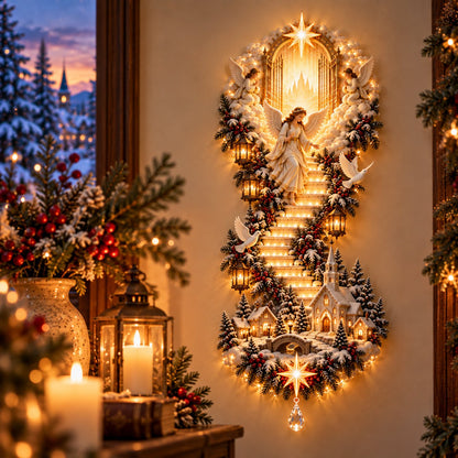 ✨ Last Day – 60% OFF!✨ Jesus Light of Heaven Christmas Wall Hanging✝️ - TH