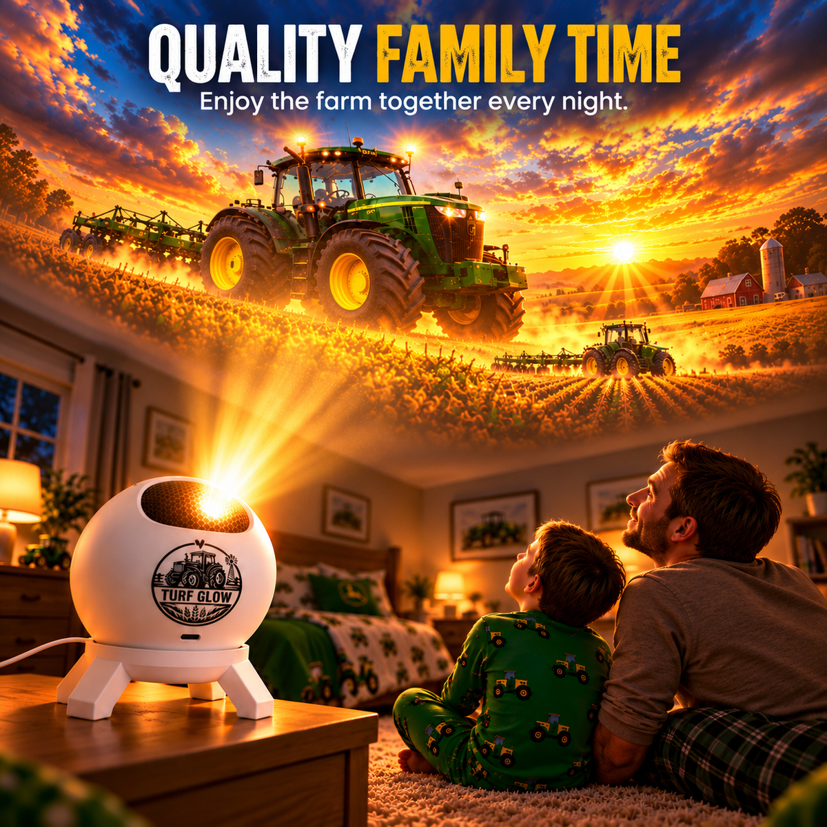 🚜 Tractor Dream Projector ✨ Bring the Farm Adventure Home - TH