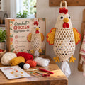 Crochet Animal Bag Holder DIY Kit – Cute & Functional Hanging Storage Craft Kit - TH