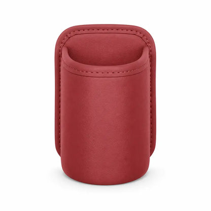 Clip-On Car Cup Holder, PU Leather Water Bottle & Drink Organizer - TH