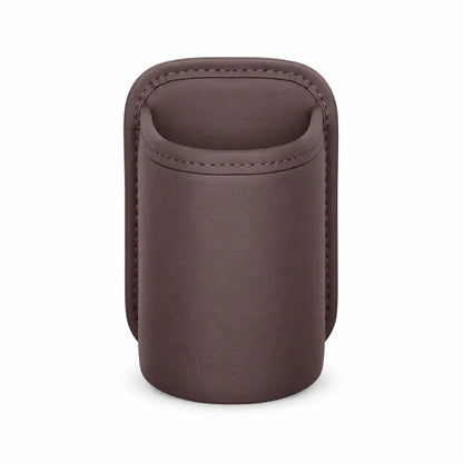 Clip-On Car Cup Holder, PU Leather Water Bottle & Drink Organizer - TH