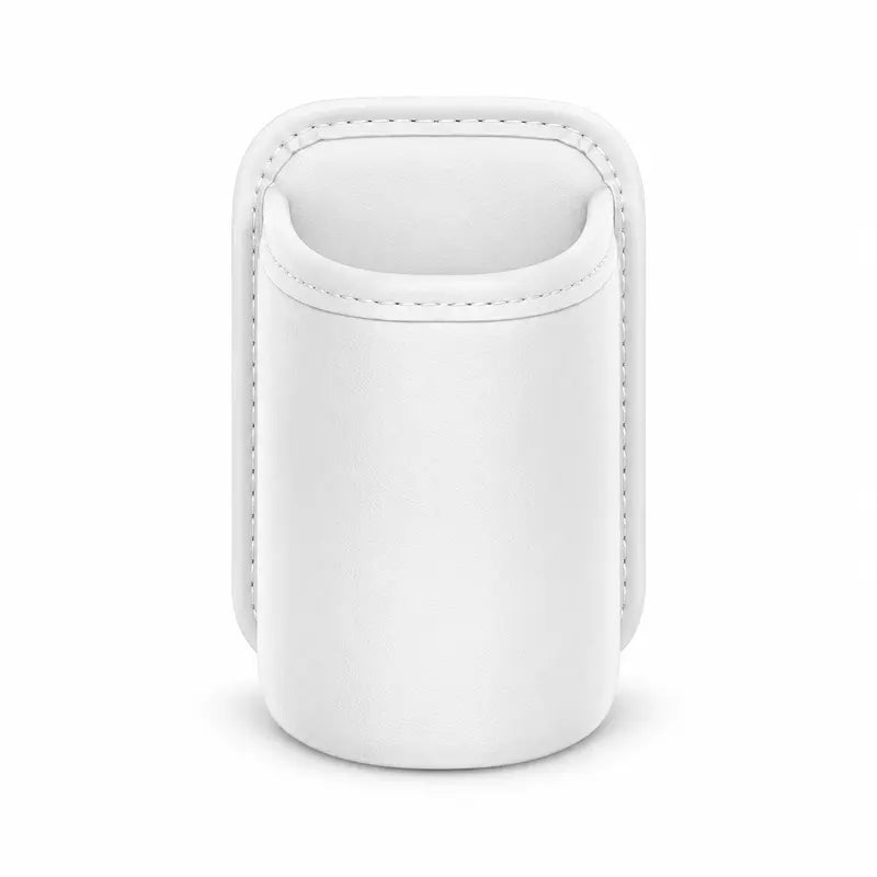 Clip-On Car Cup Holder, PU Leather Water Bottle & Drink Organizer - TH